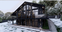 ДОМ ИЗ КЕРАМЗИТОБЕТОННЫХ БЛОКОВ КП ИВОЛГА - СтройЛюкс