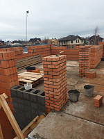 СТРОИТЕЛЬСТВО КОРОБКИ ДОМА ИЗ ПОРИЗОВАННОГО КИРПИЧА - СтройЛюкс