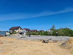 СТРОИТЕЛЬСТВО ФУНДАМЕНТНОЙ ПЛИТЫ В ЛЕСКОЛОВО - СтройЛюкс