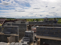 СТРОИТЕЛЬСТВО КОТТЕДЖА ИЗ КЕРАМЗИТОБЕТОННЫХ БЛОКОВ - СтройЛюкс