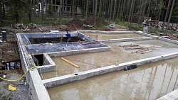 Фундаментная плита с бассейном - СтройЛюкс