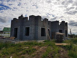 СТРОИТЕЛЬСТВО КОТТЕДЖА ИЗ КЕРАМЗИТОБЕТОННЫХ БЛОКОВ - СтройЛюкс