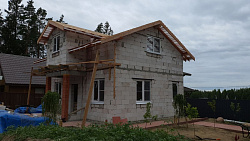 ДОМ ИЗ ГАЗОБЕТОНА И БЛАГОУСТРОЙСТВО УЧАСТКА - СтройЛюкс