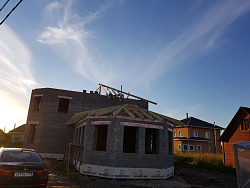 СТРОИТЕЛЬСТВО КОТТЕДЖА ИЗ КЕРАМЗИТОБЕТОННЫХ БЛОКОВ - СтройЛюкс