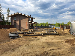 ДОМ ИЗ ГАЗОБЕТОНА И БЛАГОУСТРОЙСТВО УЧАСТКА - СтройЛюкс