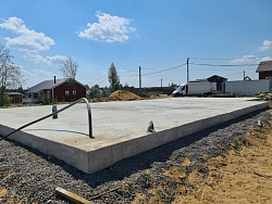 СТРОИТЕЛЬСТВО ФУНДАМЕНТНОЙ ПЛИТЫ В ЛЕСКОЛОВО - СтройЛюкс