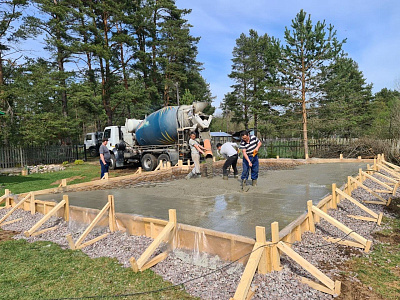 СТРОИТЕЛЬСТВО ФУНДАМЕНТНОЙ ПЛИТЫ