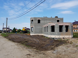 СТРОИТЕЛЬСТВО КОТТЕДЖА ИЗ КЕРАМЗИТОБЕТОННЫХ БЛОКОВ - СтройЛюкс