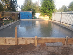 СТРОИТЕЛЬСТВО ФУНДАМЕНТНОЙ ПЛИТЫ ПОД ГАРАЖ - СтройЛюкс