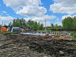 Монолитная плита на забивных сваях - СтройЛюкс