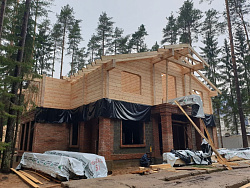 ДОМ В СТИЛЕ ШАЛЕ в поселке Репино - СтройЛюкс