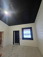 Отделка дома с гаражом имитацией бруса под ключ - СтройЛюкс