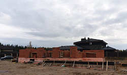 СТРОИТЕЛЬСТВО КОРОБКИ ДОМА ИЗ ПОРИЗОВАННОГО КИРПИЧА - СтройЛюкс