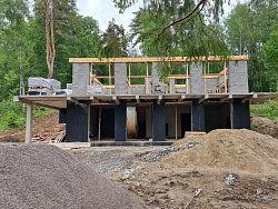 ДОМ ИЗ КЕРАМЗИТОБЕТОННЫХ БЛОКОВ КП ИВОЛГА - СтройЛюкс