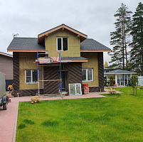 ДОМ ИЗ ГАЗОБЕТОНА И БЛАГОУСТРОЙСТВО УЧАСТКА - СтройЛюкс