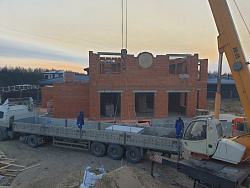 СТРОИТЕЛЬСТВО КОРОБКИ ДОМА ИЗ ПОРИЗОВАННОГО КИРПИЧА - СтройЛюкс