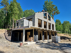 ДОМ ИЗ КЕРАМЗИТОБЕТОННЫХ БЛОКОВ КП ИВОЛГА - СтройЛюкс