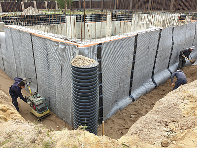 Строительство цокольного этажа по индивидуальному проекту