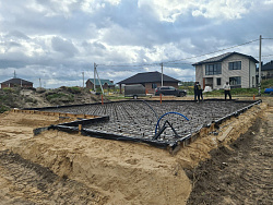 СТРОИТЕЛЬСТВО ФУНДАМЕНТНОЙ ПЛИТЫ ПОД ДОМ И ПОД БЕСЕДКУ - СтройЛюкс