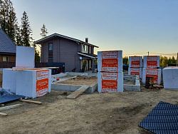 ДОМ ИЗ ГАЗОБЕТОНА И БЛАГОУСТРОЙСТВО УЧАСТКА - СтройЛюкс