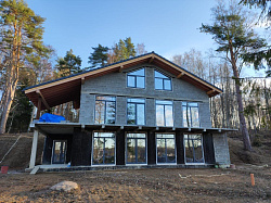 ДОМ ИЗ КЕРАМЗИТОБЕТОННЫХ БЛОКОВ КП ИВОЛГА - СтройЛюкс