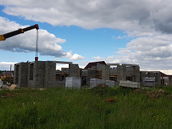 СТРОИТЕЛЬСТВО КОТТЕДЖА ИЗ КЕРАМЗИТОБЕТОННЫХ БЛОКОВ - СтройЛюкс