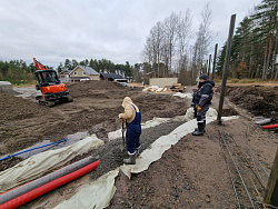 Дренаж  участка в Санкт-Петербурге  - СтройЛюкс
