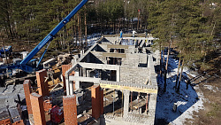 ДОМ ИЗ КЕРАМЗИТОБЕТОННЫХ БЛОКОВ. Цокольный этаж. - СтройЛюкс