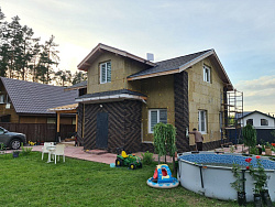 ДОМ ИЗ ГАЗОБЕТОНА И БЛАГОУСТРОЙСТВО УЧАСТКА - СтройЛюкс