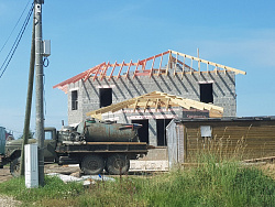 СТРОИТЕЛЬСТВО КОТТЕДЖА ИЗ КЕРАМЗИТОБЕТОННЫХ БЛОКОВ - СтройЛюкс