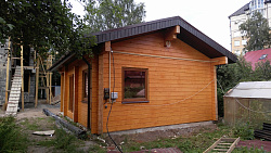 БАНЯ ПОД КЛЮЧ ИЗ КЛЕЕНОГО БРУСА - СтройЛюкс