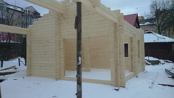 БАНЯ ПОД КЛЮЧ ИЗ КЛЕЕНОГО БРУСА - СтройЛюкс