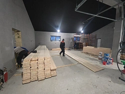 Отделка дома с гаражом имитацией бруса под ключ - СтройЛюкс