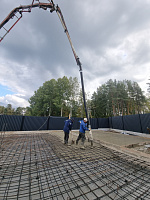 Строительство фундаментной плиты под гараж в снт Овраги - СтройЛюкс