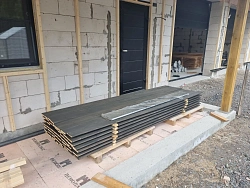 Отделка дома с гаражом имитацией бруса под ключ - СтройЛюкс