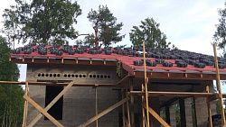 ДОМ ИЗ КЕРАМЗИТОБЕТОННЫХ БЛОКОВ КП ИВОЛГА - СтройЛюкс