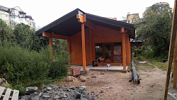 БАНЯ ПОД КЛЮЧ ИЗ КЛЕЕНОГО БРУСА - СтройЛюкс