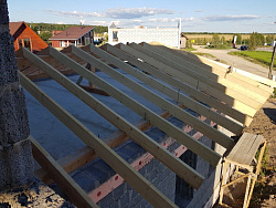 СТРОИТЕЛЬСТВО КОТТЕДЖА ИЗ КЕРАМЗИТОБЕТОННЫХ БЛОКОВ - СтройЛюкс