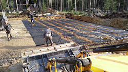 Фундаментная плита с бассейном - СтройЛюкс