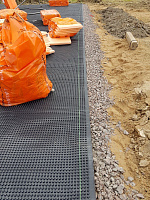 Коттедж  ИЗ ПОРИЗОВАННОГО КИРПИЧА. Фундаментная плита с ребрами вверх. - СтройЛюкс