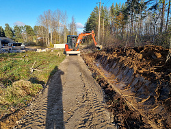 Дренаж  участка в Санкт-Петербурге  - СтройЛюкс