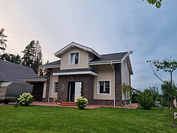 ДОМ ИЗ ГАЗОБЕТОНА И БЛАГОУСТРОЙСТВО УЧАСТКА - СтройЛюкс