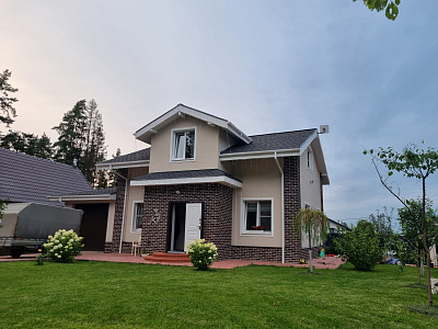 ДОМ ИЗ ГАЗОБЕТОНА И БЛАГОУСТРОЙСТВО УЧАСТКА