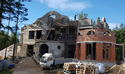 ДОМ ИЗ КЕРАМЗИТОБЕТОННЫХ БЛОКОВ. Цокольный этаж. - СтройЛюкс