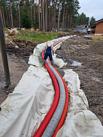 Дренаж  участка в Санкт-Петербурге  - СтройЛюкс