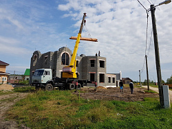 СТРОИТЕЛЬСТВО КОТТЕДЖА ИЗ КЕРАМЗИТОБЕТОННЫХ БЛОКОВ - СтройЛюкс