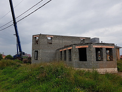 СТРОИТЕЛЬСТВО КОТТЕДЖА ИЗ КЕРАМЗИТОБЕТОННЫХ БЛОКОВ - СтройЛюкс