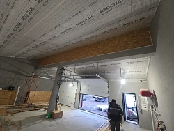 Отделка дома с гаражом имитацией бруса под ключ - СтройЛюкс