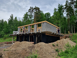 ДОМ ИЗ КЕРАМЗИТОБЕТОННЫХ БЛОКОВ КП ИВОЛГА - СтройЛюкс