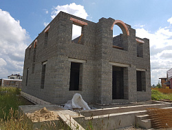 СТРОИТЕЛЬСТВО КОТТЕДЖА ИЗ КЕРАМЗИТОБЕТОННЫХ БЛОКОВ - СтройЛюкс